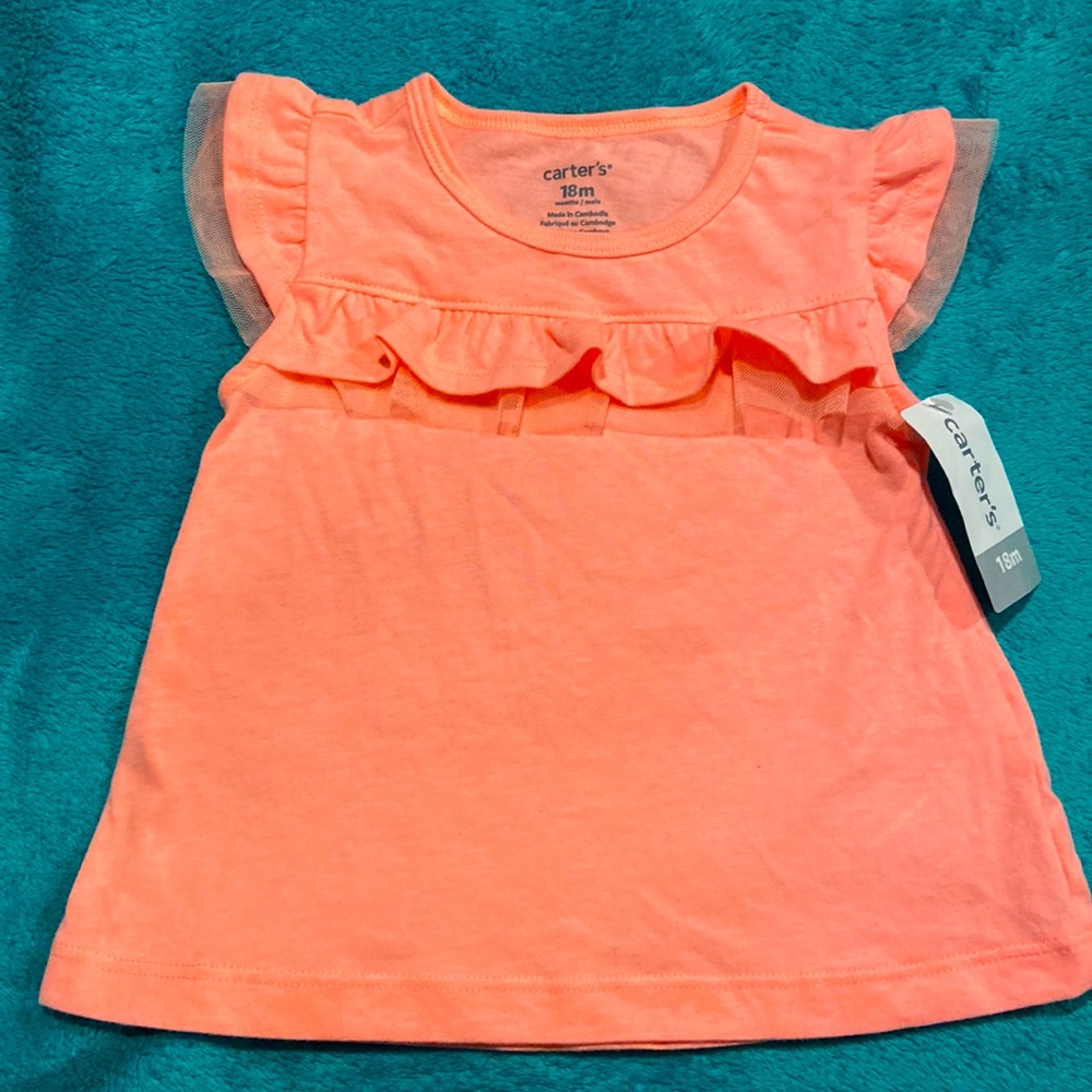 New - Carter’s - Peachy Coral - Top